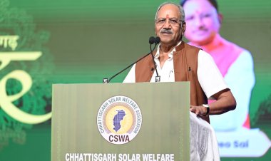 "खनिज संपदा से समृद्ध छत्तीसगढ़ को सोलर ऊर्जा से बनाएंगे और अधिक विकसित": सांसद बृजमोहन अग्रवाल
