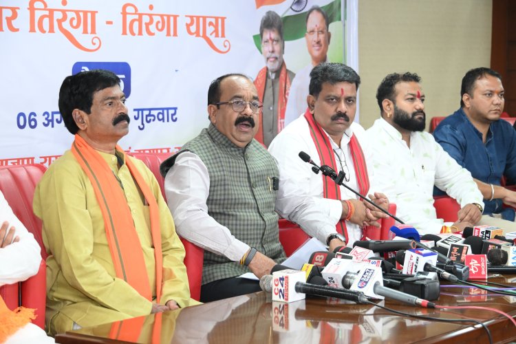 "हर घर तिरंगा" और "तिरंगा यात्रा" अभियान राष्ट्र निर्माताओं के योगदान के प्रति कृतज्ञता प्रकट करने का भव्य माध्यम बनेगा : अरुण साव
