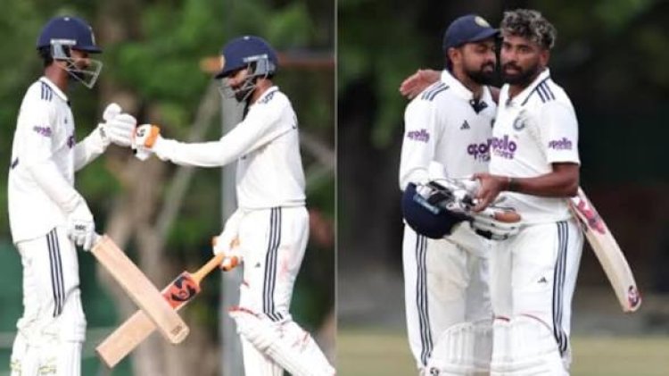 मोहम्मद सिराज ने आखिरी ओवर में जड़े तीन छक्के, भारत ने वार्म-अप मैच में श्रीलंका क्रिकेट XI को हराया