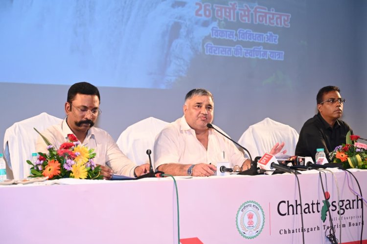 छत्तीसगढ़ को पर्यटन के वैश्विक नक्शे पर लाने की तैयारी,मंत्री राजेश अग्रवाल ने गिनाईं उपलब्धियां