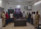 रायपुर में जुआ फड़ पर पुलिस की दबिश, 14 जुआरी गिरफ्तार