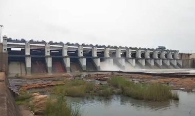 गंगरेल डैम लबालब, खोले गए तीन गेट 