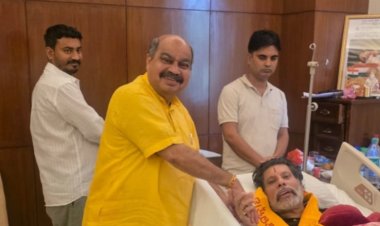 भाजपा प्रदेश अध्यक्ष किरण सिंह देव से मिले विधायक पुरन्दर मिश्रा, जाना कुशलक्षेम