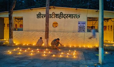 'बस्तर सेवा संकल्प अभियान' : शहीदों की याद में 1986 स्थानों पर जलाए गए दीये