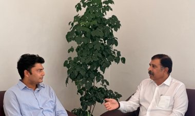 बस्तर के आर्थिक विकास को नई गति देने CAIT की पहल, बीजापुर कलेक्टर से मिले अमर पारवानी