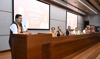 भाजपा राष्ट्रीय अध्यक्ष नितिन नवीन ने किया ‘राष्ट्रीय सोशल मीडिया कार्यशाला’ का शुभारंभ