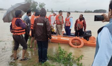 बस्तर में राहत-बचाव और स्वास्थ्य सेवाएं तेज : NH-30 बाढ़ में फंसे ट्रक चालकों का सुरक्षित रेस्क्यू