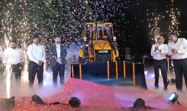 GK JCB ने नए 3DX Backhoe Loader का रायपुर में किया भव्य लॉन्च