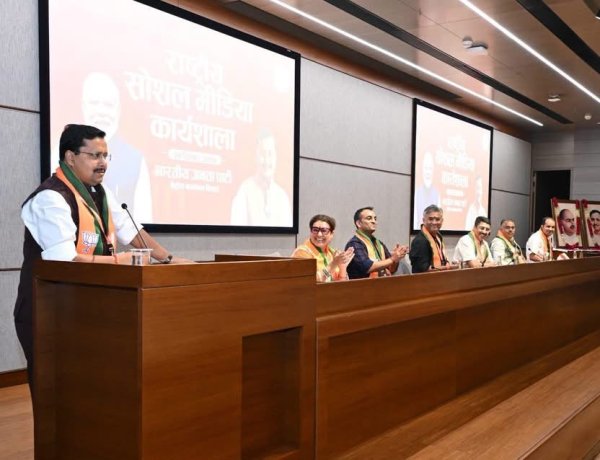 भाजपा राष्ट्रीय अध्यक्ष नितिन नवीन ने किया ‘राष्ट्रीय सोशल मीडिया कार्यशाला’ का शुभारंभ