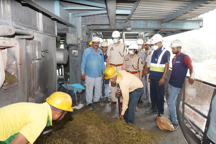 फर्नेस में जलाकर नष्ट किए गए 438 किलोग्राम से अधिक गांजा समेत 77 केस में जब्त नशीले पदार्थ