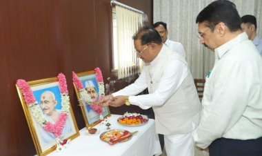 सत्य, अहिंसा और सादगी के आदर्श हमें राष्ट्रसेवा की प्रेरणा देते रहेंगे : मुख्यमंत्री विष्णु देव साय