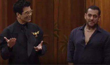 'कॉफ़ी विद करण' के नए सीजन में भाईजान की धमाकेदार एंट्री: सलमान खान के बेबाक अंदाज और हास्य ने बटोरी सुर्खियां