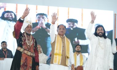 मुख्यमंत्री साय भण्डारपुरी धाम में आयोजित गुरु दर्शन एवं संत समागम मेले में हुए शामिल,चार विकास कार्यों की घोषणा