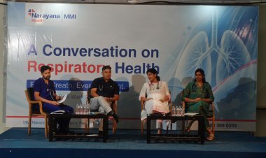 MMI Narayana Hospital, Raipur में फेफड़ों की सेहत और सांस से जुड़ी बीमारियों पर जागरूकता कार्यक्रम
