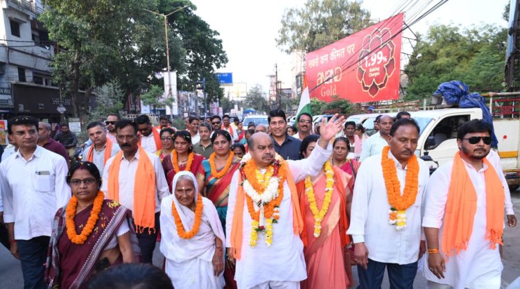 नशामुक्त समाज के संकल्प के साथ सातवें दिन भी जारी रहा पुरन्दर मिश्रा का जनजागरण अभियान