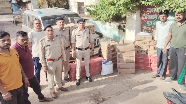 पेंड्रा में आबकारी विभाग की बड़ी कार्रवाई: नाकेबंदी के दौरान 45 पेटी अवैध शराब और स्कॉर्पियो जब्त, आरोपी चकमा देकर फरार