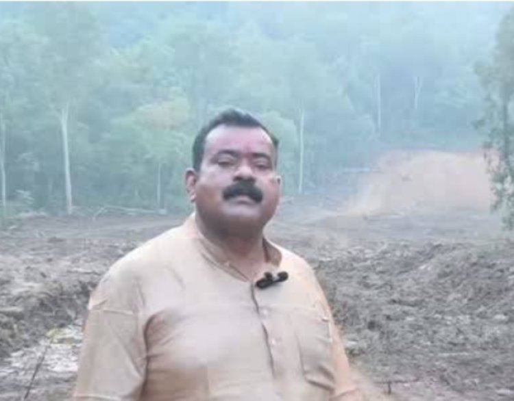 केशकाल बाईपास निर्माण तेज,विधायक नीलकंठ टेकाम ने लिया जायजा